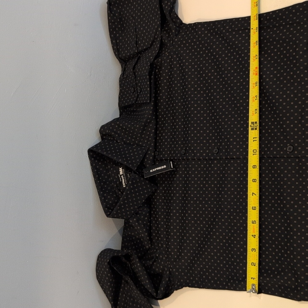 Express Men's Medium Extra Slim Stretch Cotton Bu… - image 13